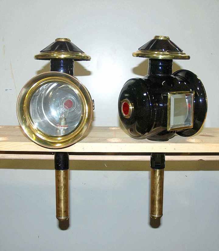 8 Sided Carriage Lamps Ideal For A Hearse, Driving Harness 