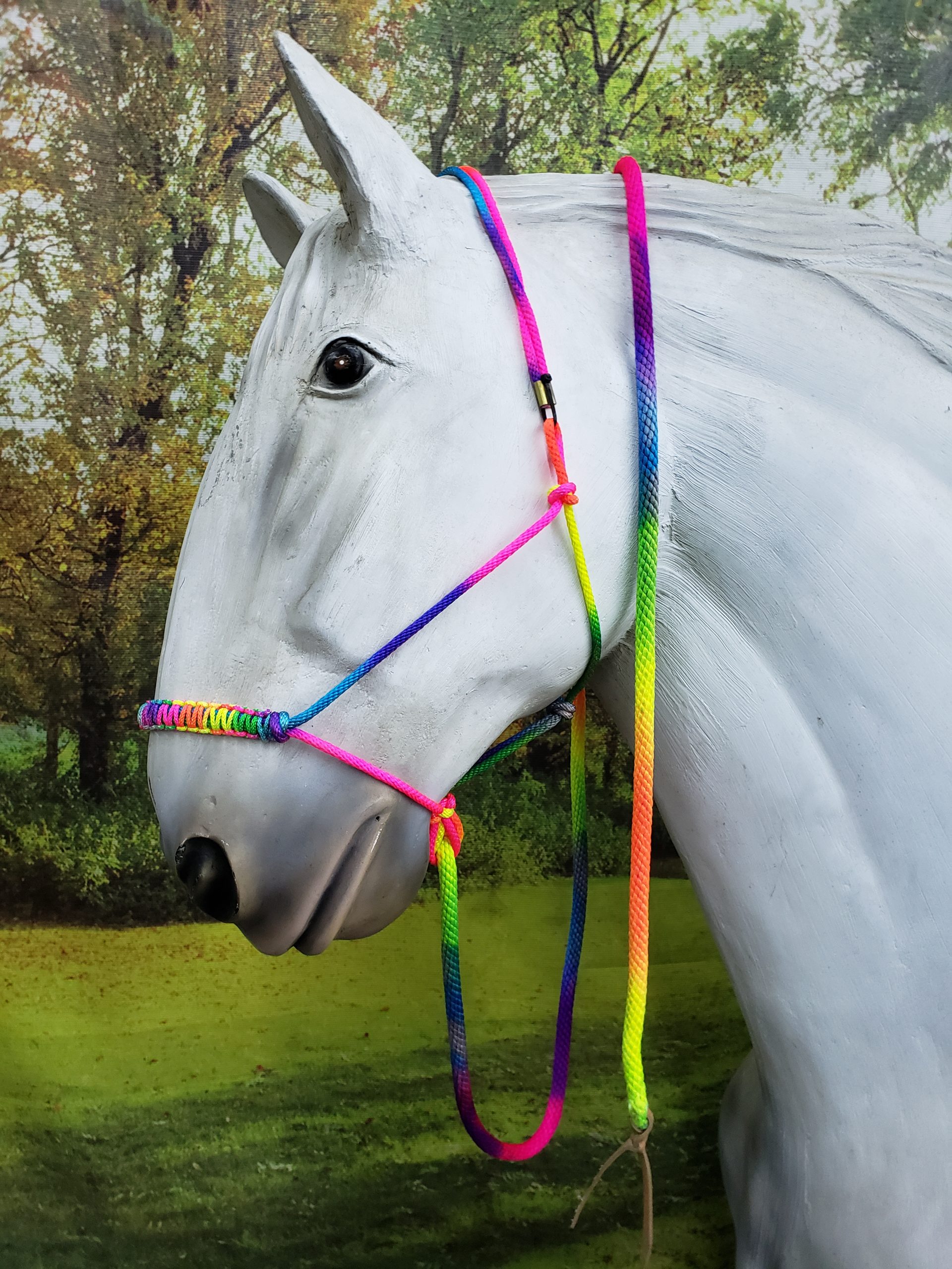 Hy Rope Halter for Horses 3 Colours Cob/Full 1911P