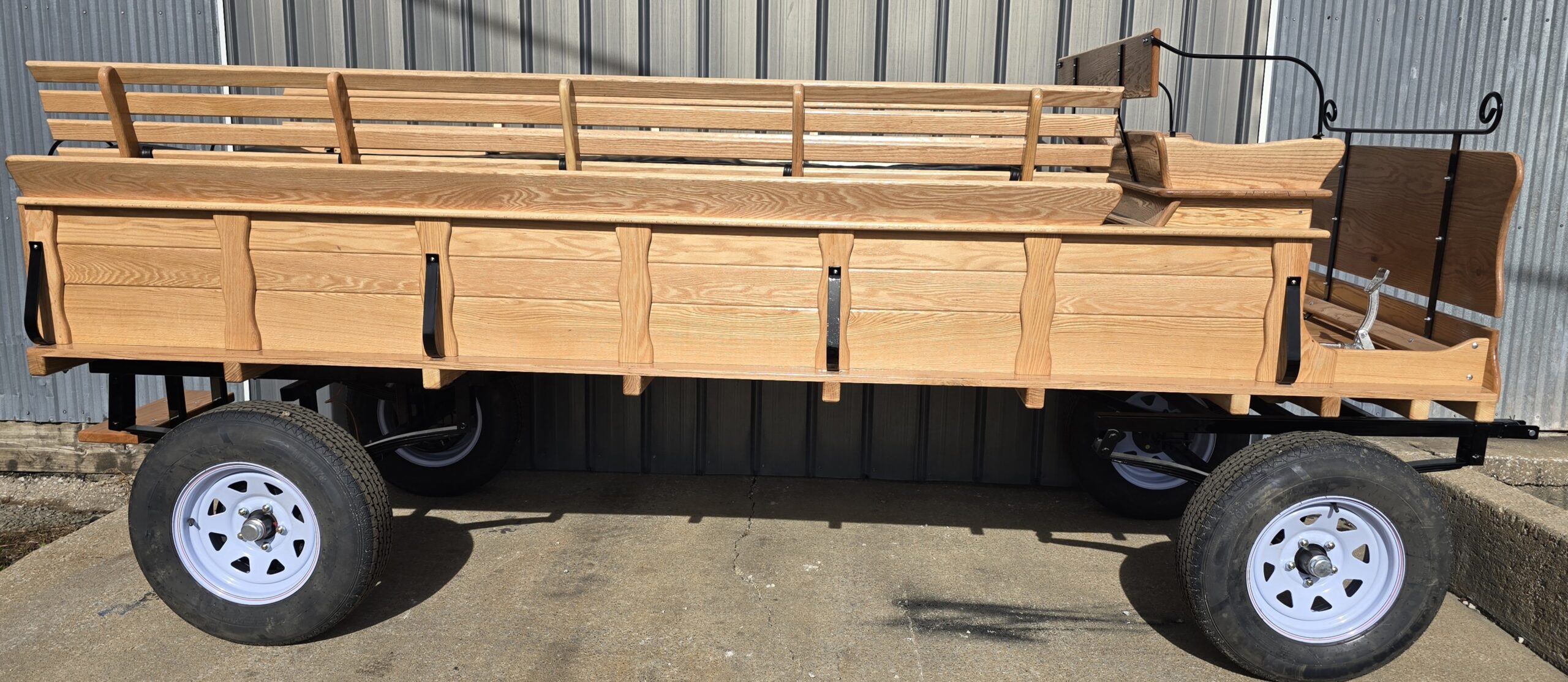 Oak Trail Wagon 14ft | Frontier Equestrian|Draft Horse Saddle